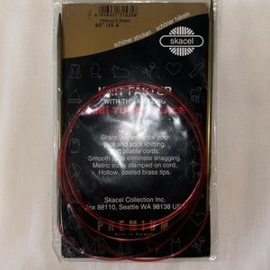 Knitting Needles Skacel Addi Turbo Lace. Size US 4 60”